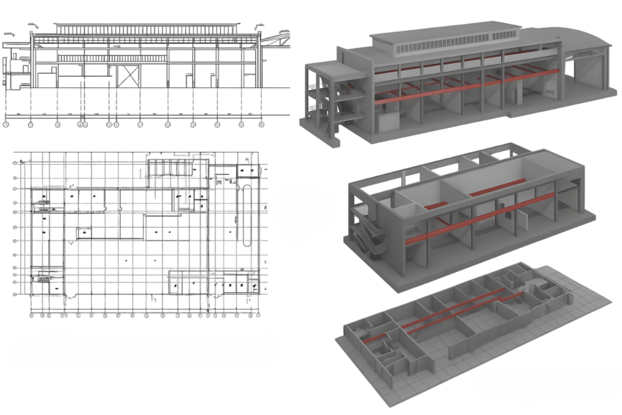 Создание BIM модели по 2D документации